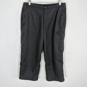 The North Face Loose Wide Straight Leg  Cropped Capri Cargo Pants Hiking Women M